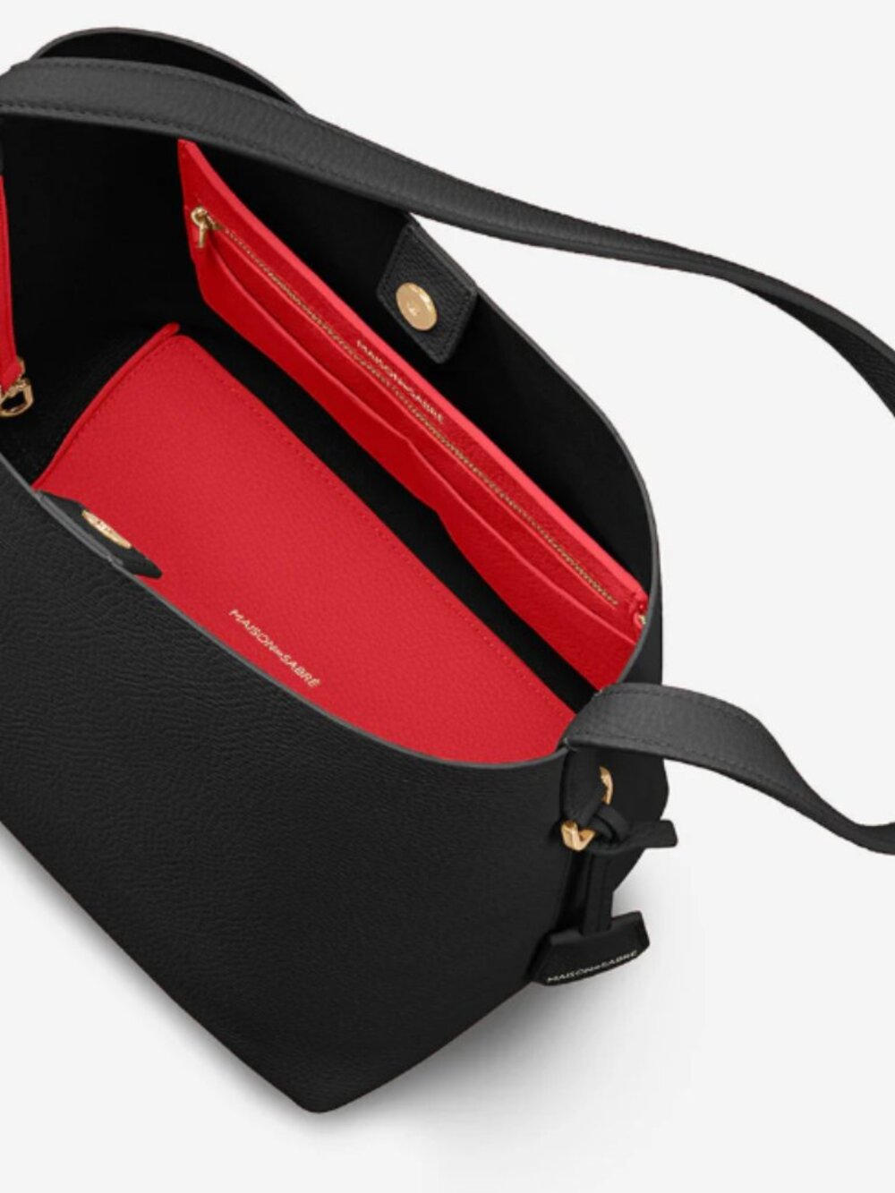Maison de Sabre The Bucket Soft Tote Black - Picture 4 of 10